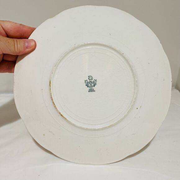 Antique Porcelain Advertising Plate 1906 Calendar from Hunsicker Ironbridge PA - Picture 10 of 10